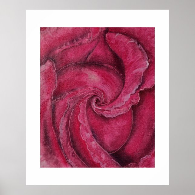 Stängning av röd ros poster (Framsidan)