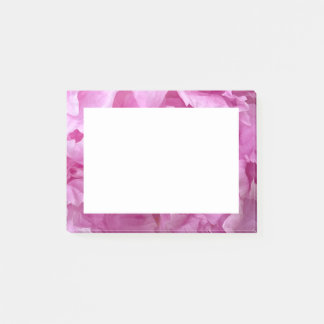 Stängning av rosa peonier post-it block