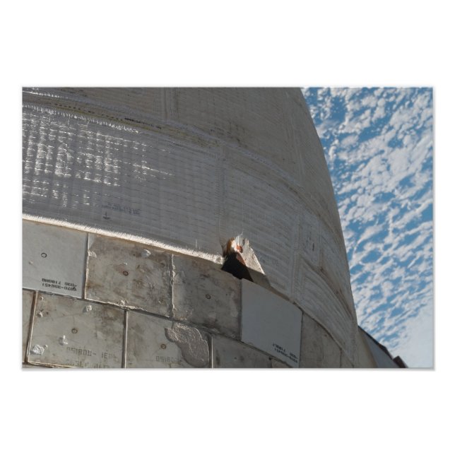 Stängning av rymdfärgens Atlantis Fototryck (Framsidan)