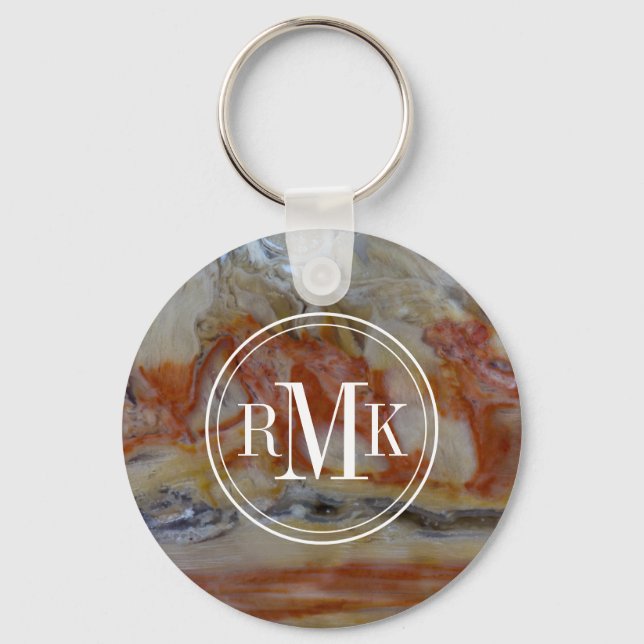 Stängning av torkat trä nyckelring (Framsida)