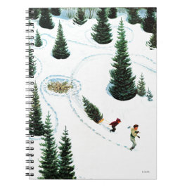 Stängning av Träd Anteckningsbok