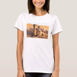 Stängning på Camel i Oman-öknen T-Shirt