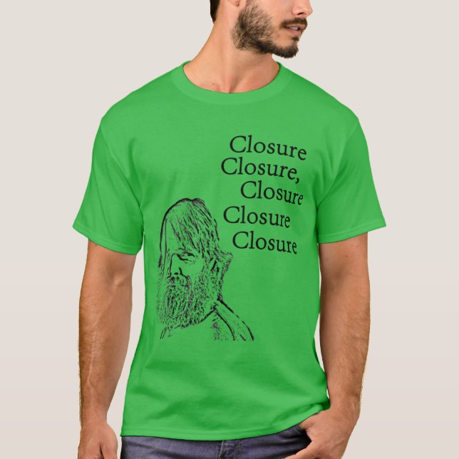 Stängning stängning flicka t shirt (Framsida)