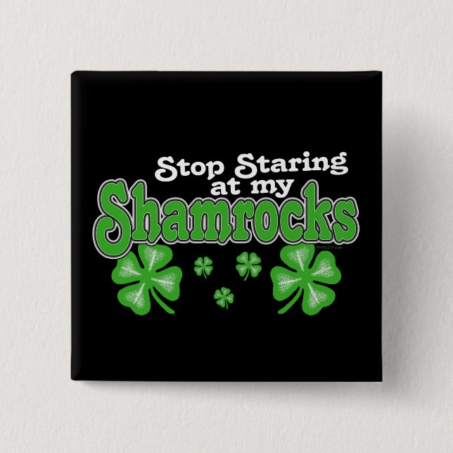Stängning vid Shamrocks-knappen Knapp (Framsida)