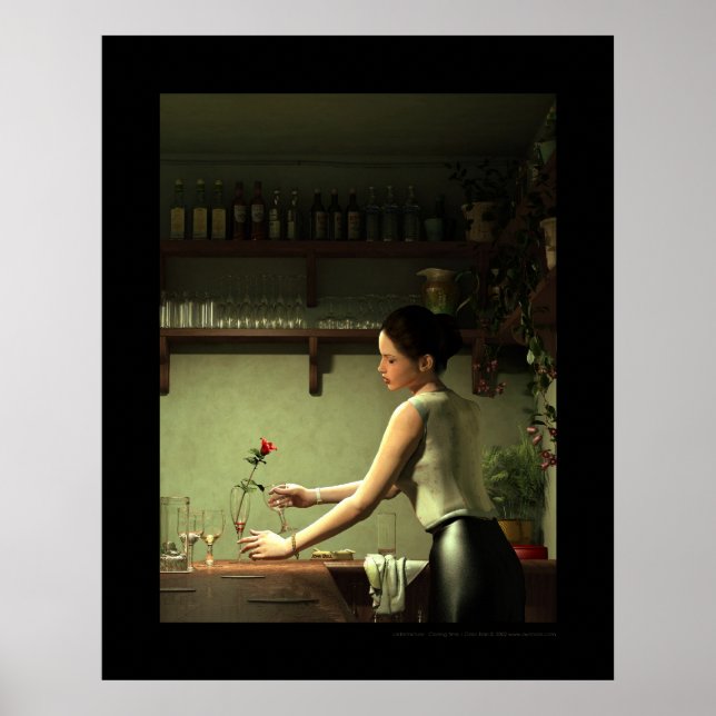 Stängningstid - La fermeture Poster (Framsidan)