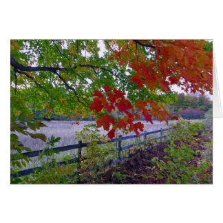 Stängslet Hälsningskort