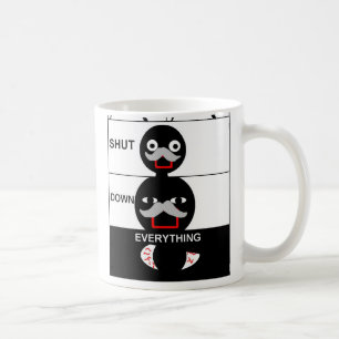 Stängt av allt kaffemugg
