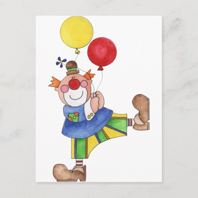 Stängt med ballonger vykort (Framsida)