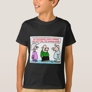 stängt öppet för pacemakergaragedörr t-shirt