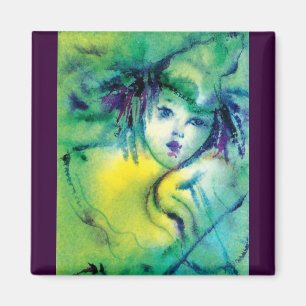 STÄNGT SPELNINGSVIOLIN I GRÖNT MAGNET