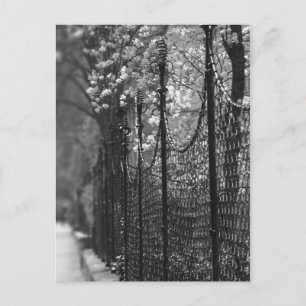 Stängt vykort för trädgård