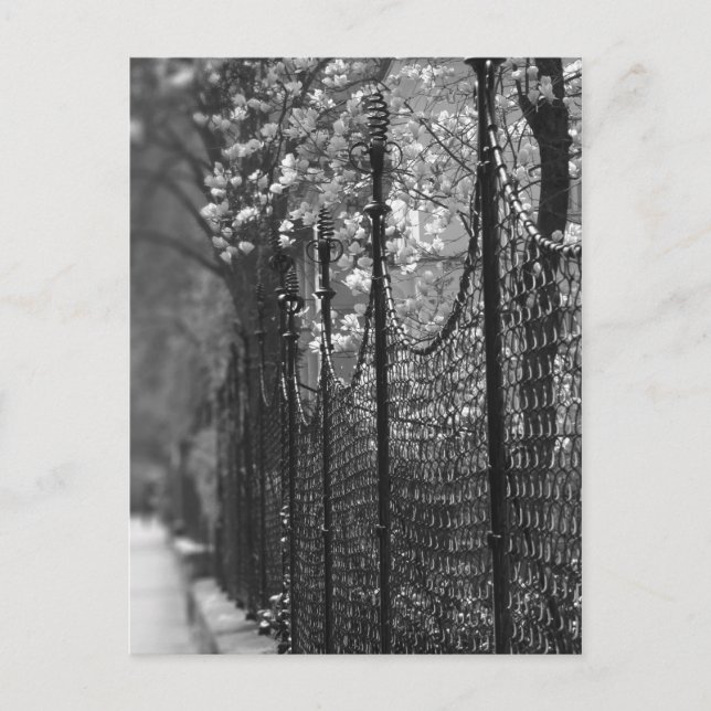 Stängt vykort för trädgård (Framsida)