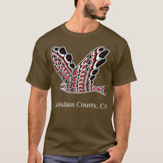Stanislaus County Redail Hawk Native American Bi T Shirt