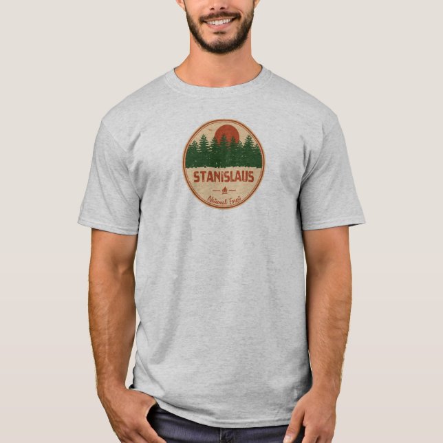 Stanislaus National Forest T Shirt (Framsida)