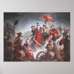 Stanisław Żółkiewski på Cecora Poster