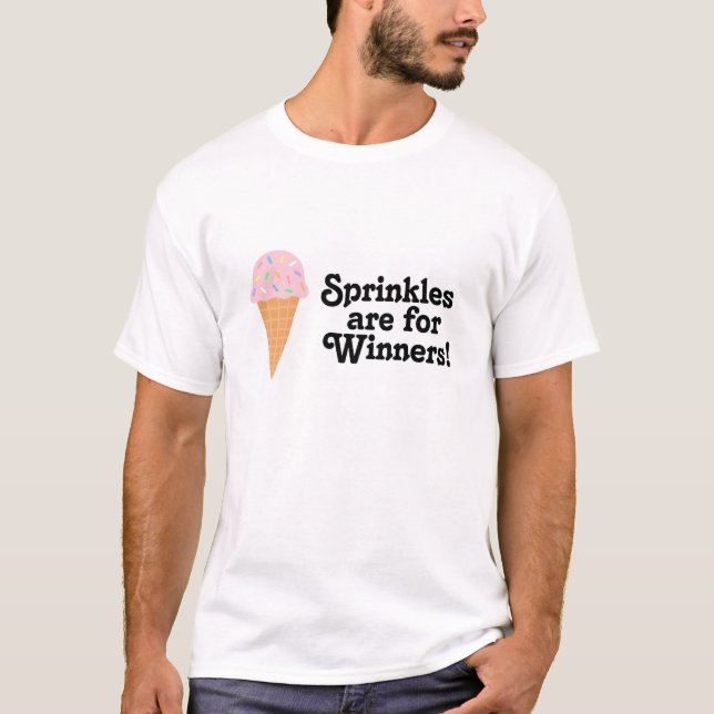 Stänk är för vinnarear, mästare! tee shirt (Framsida)