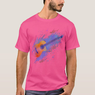 Stänk Art Acoustic Guitar T Shirt
