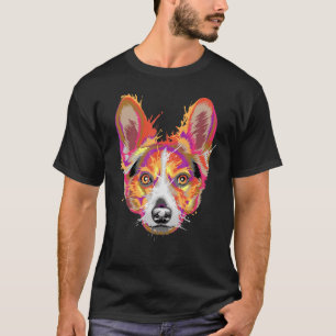 Stänk Art Welsh Corgi Cute Corgi Owners T Shirt