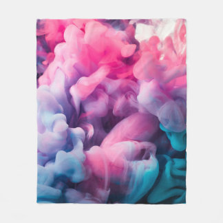 Stänk av färg. Abstraktens bakgrundsabstrakt,måla Fleecefilt