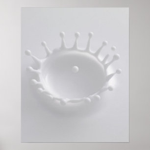 Stänk av mjölk poster