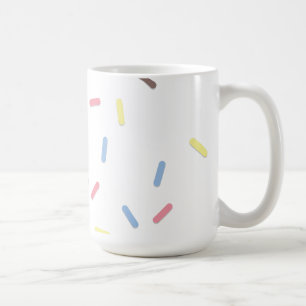 Stänk av socker kaffemugg