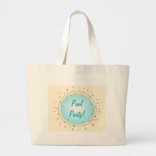 Stänk Bassäng Party Canvas Tote bags Jumbo Tygkasse