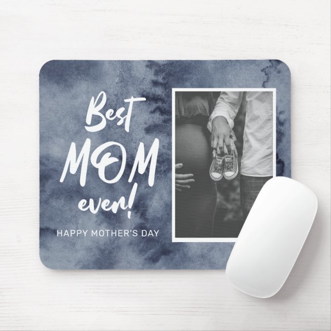 stänk bästa mamma någonsin mors dag musmatta (Med mus)