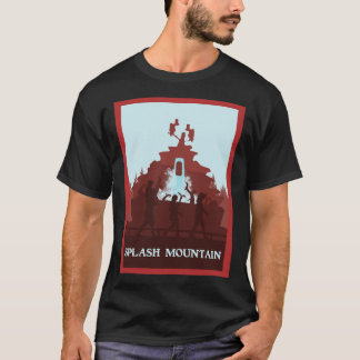 Stänk-berget - Minimalistisk resa Stil - Tema T Shirt