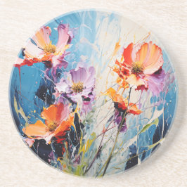 Stänk Blommigt konst Underlägg