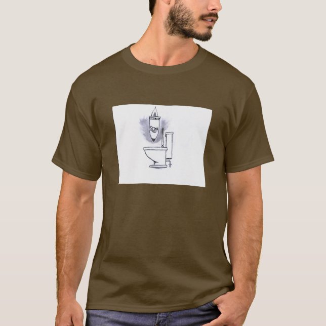 Stank bombarderar tee shirt (Framsida)