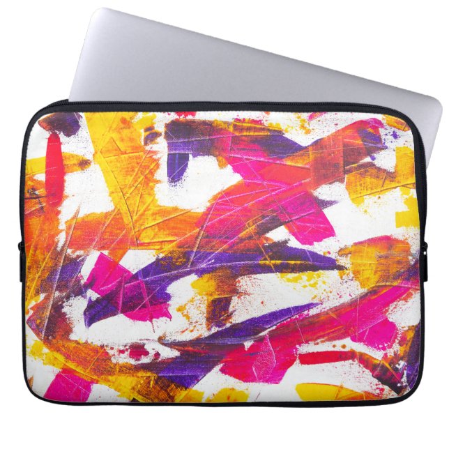 stänk färg laptop fodral (Framsidan)
