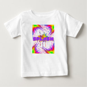 stänk färg t shirt