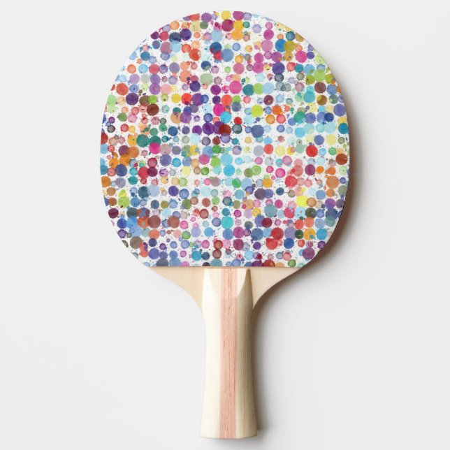Stänk för färgplatter pingisracket (Framsidan)