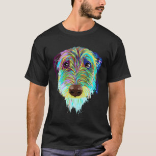 Stänk Hund Irish Wolfhound T Shirt