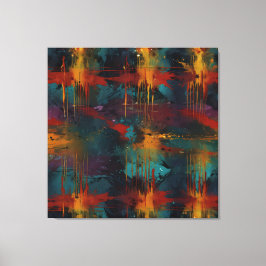Stänk i Emotion: Abstrakt Energies Canvastryck