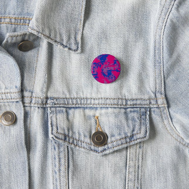 STÄNK i FÄRG | Bisexuellt Pride Knapp (In Situ)