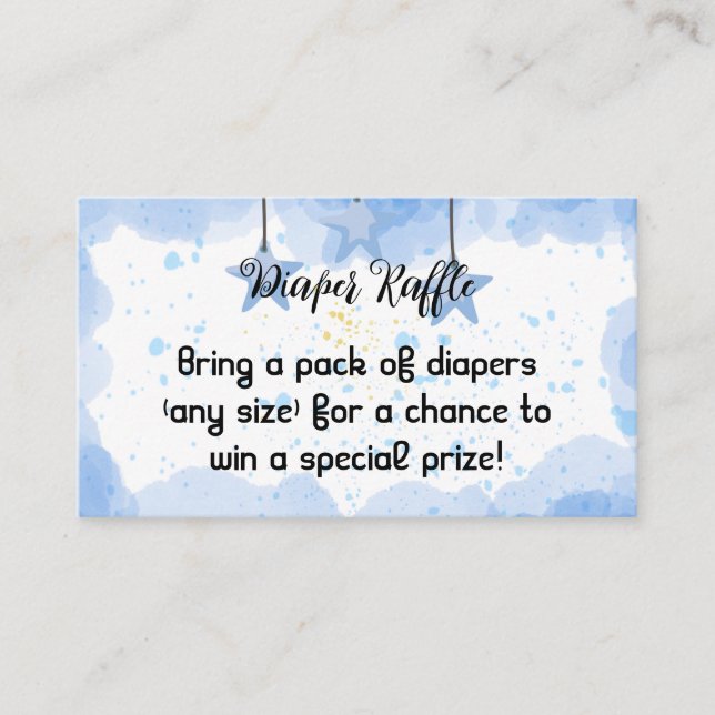 Stänk i glädjen: Vattenfärgsbabyskabinett Tilläggskort (Framsida)