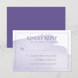 STÄNK i LILA | Chic Lavender Violet Watercolor OSA Kort