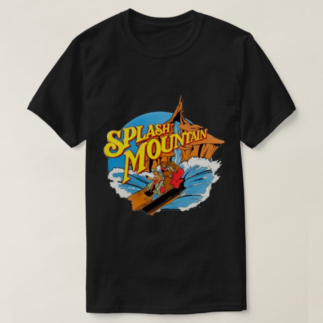 Stänk Mountain vintage Essential T-Shirt (Design framsida)