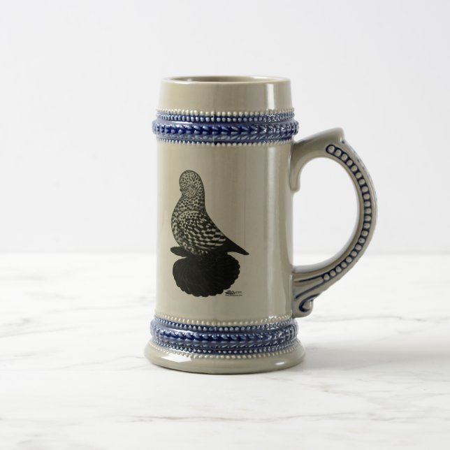 Stänk muffed Tumbler Pigeon 2 Sejdel (Höger)