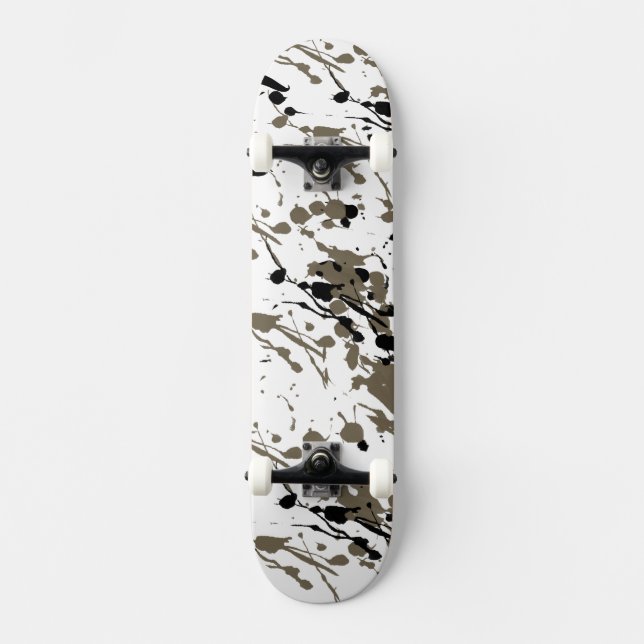 Stänk och droppkonst mini skateboard bräda 18,5 cm (Framsida)