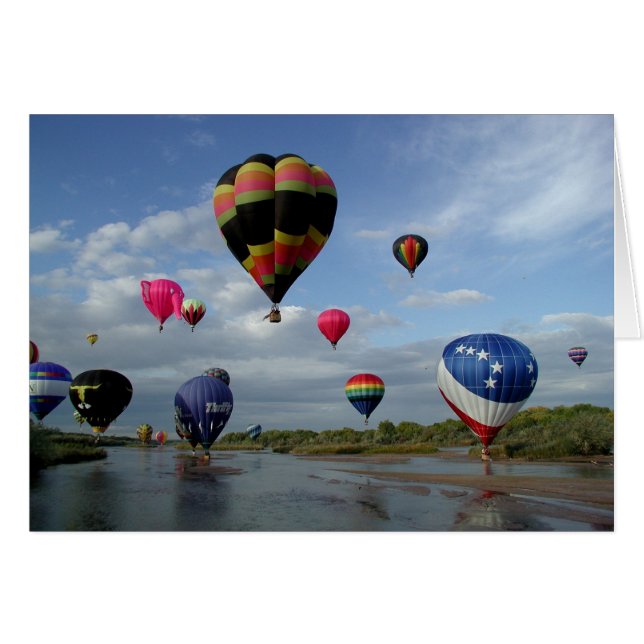 Stänk och rusar hälsningskort (Framsidan Horizontal)