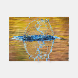 Stänk på en fallkväll fleecefilt