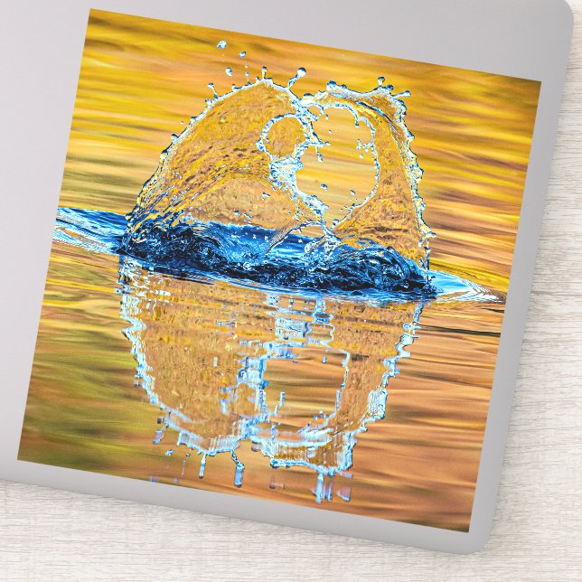 Stänk på en fallkväll klistermärken (Detalj)