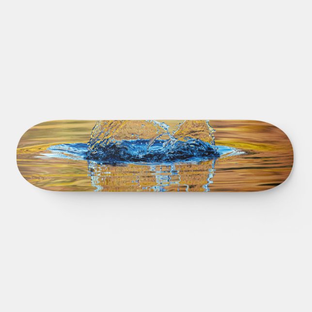 Stänk på en fallkväll mini skateboard bräda 18,5 cm (Horz)