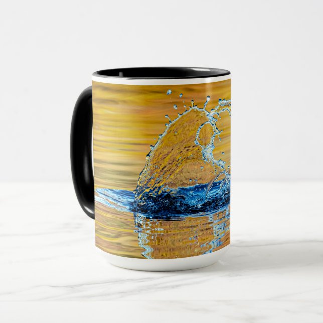 Stänk på en fallkväll mugg (Framsida vänster)