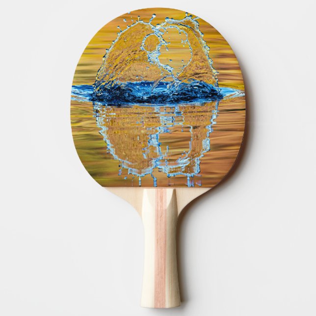 Stänk på en fallkväll pingisracket (Baksidan)