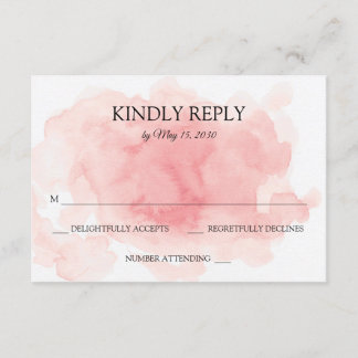 Stänk på Rosa Bröllop OSA Card Kort