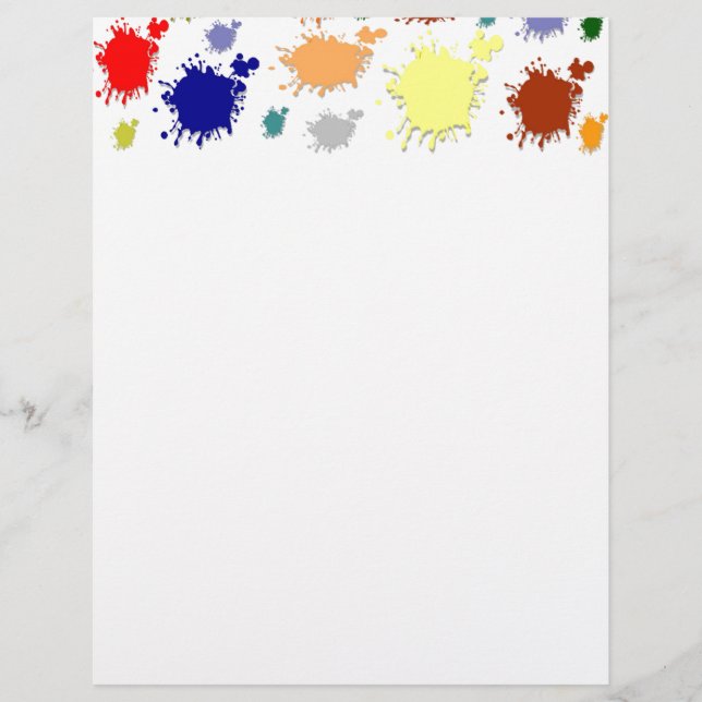 Stänk Paint Flyer (Framsidan)