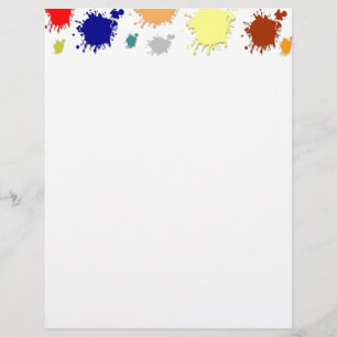 Stänk Paint Letterhead